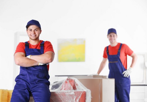 Man with van removal service for a London home move
