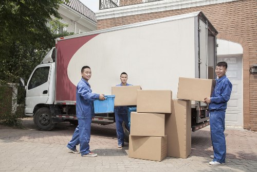 Customer complaint being logged by a moving company representative