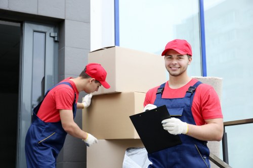 Packing boxes and protective materials for a London house move