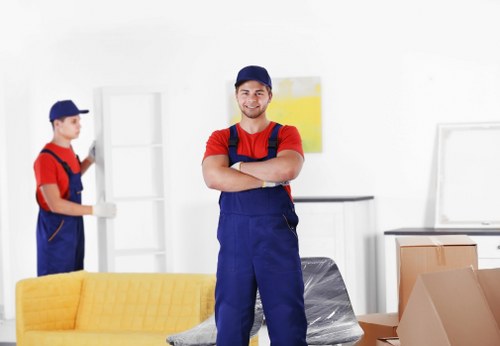 Local London moving team planning parking and access for a removal van job