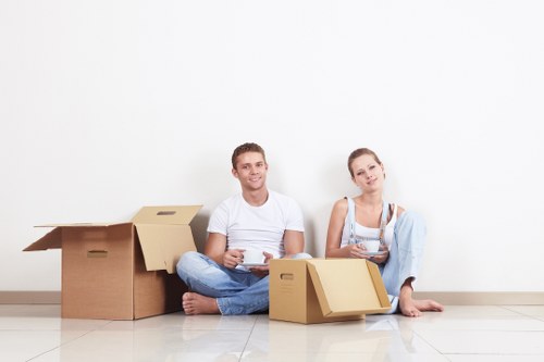 Small office relocation with a van in London
