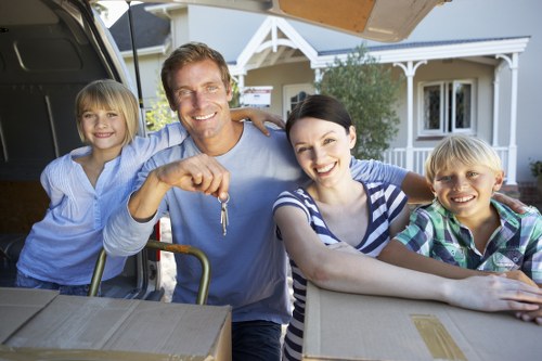 Local furniture pick-up service planning access and parking in London