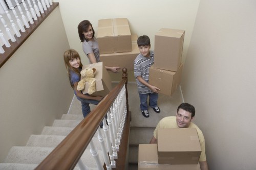 Residential move support in a London neighbourhood